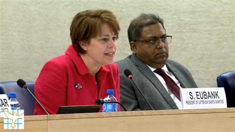 Sister Eubank Speaks at UN Conference in Geneva.